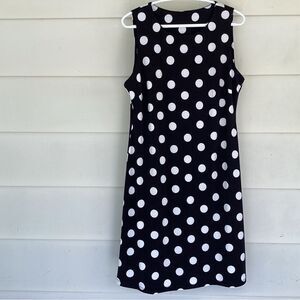 Black with white polka dot dress medium.  0306